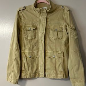 KENSIE light weight utility jacket. Large. Gold/khaki color. Excellent used cond